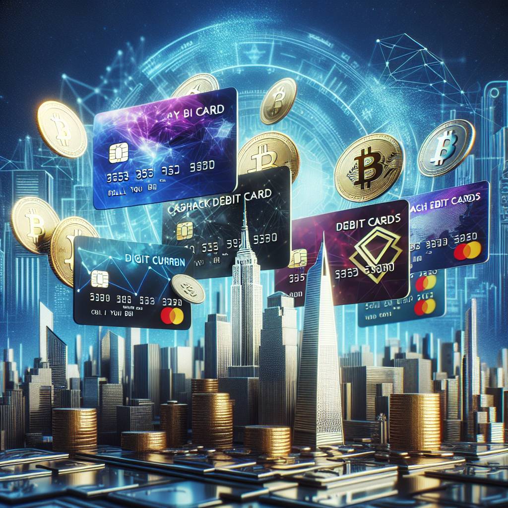 Which cashback debit cards offer rewards in the form of digital currencies?