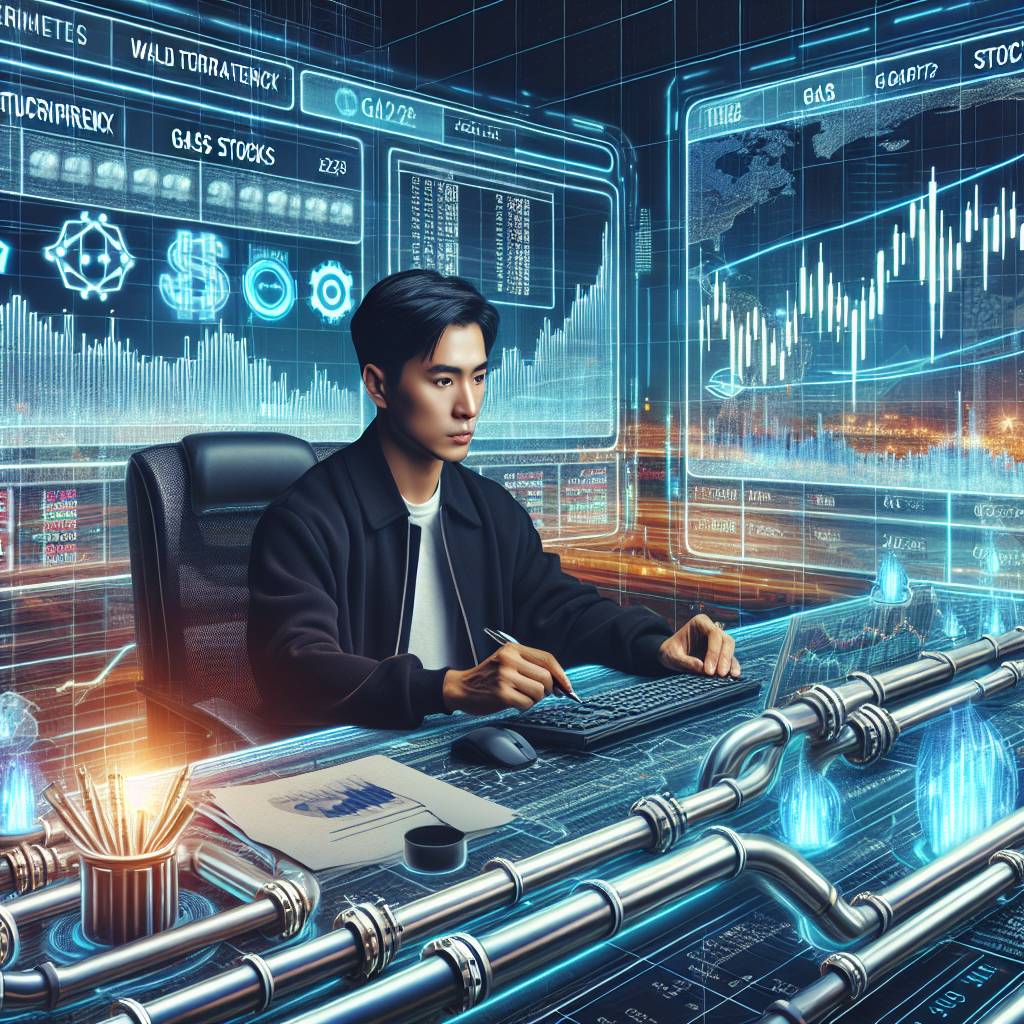 What are the correlations between national fuel gas stock prices and the prices of popular cryptocurrencies?