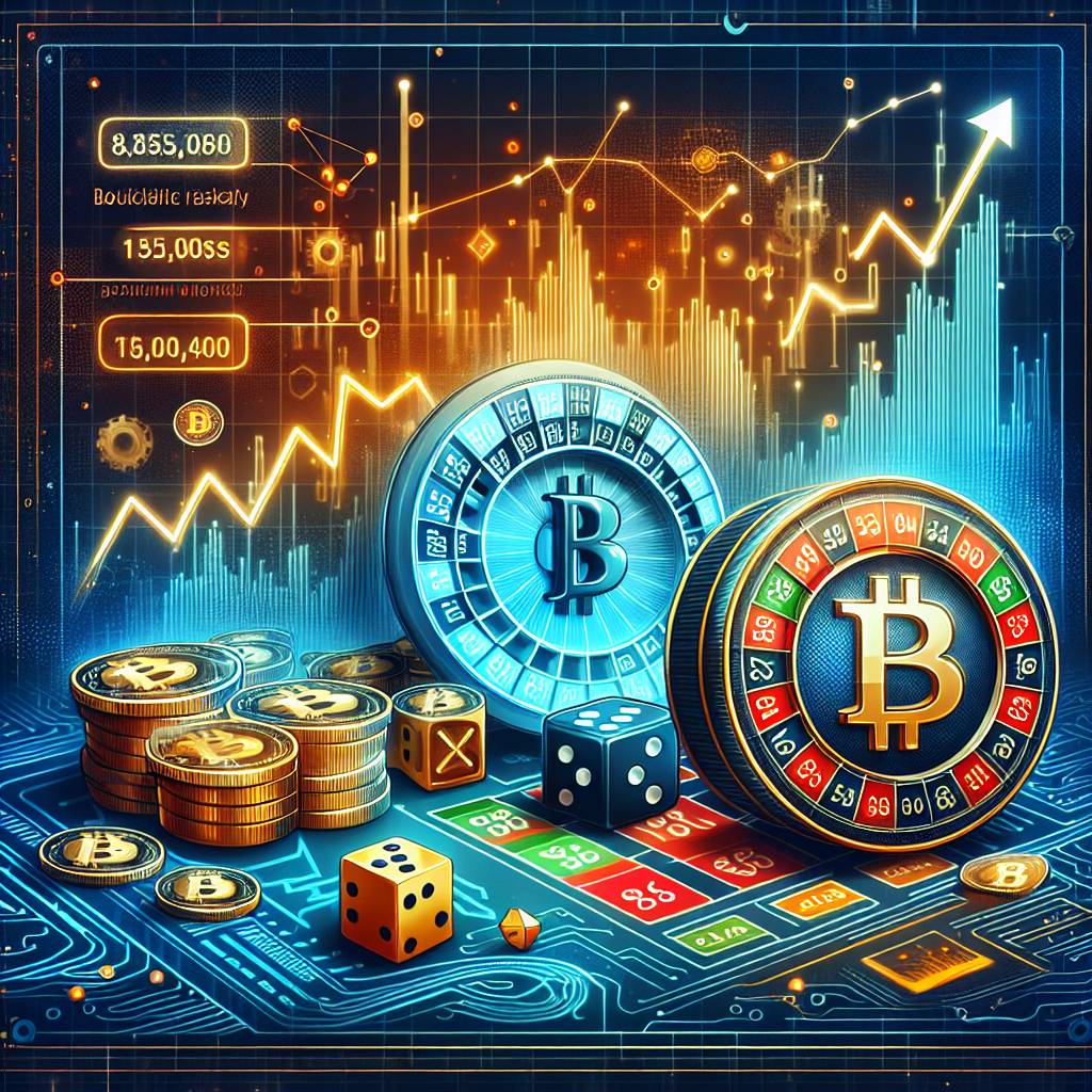 What are the potential risks and rewards of high stake gambling with digital currencies?