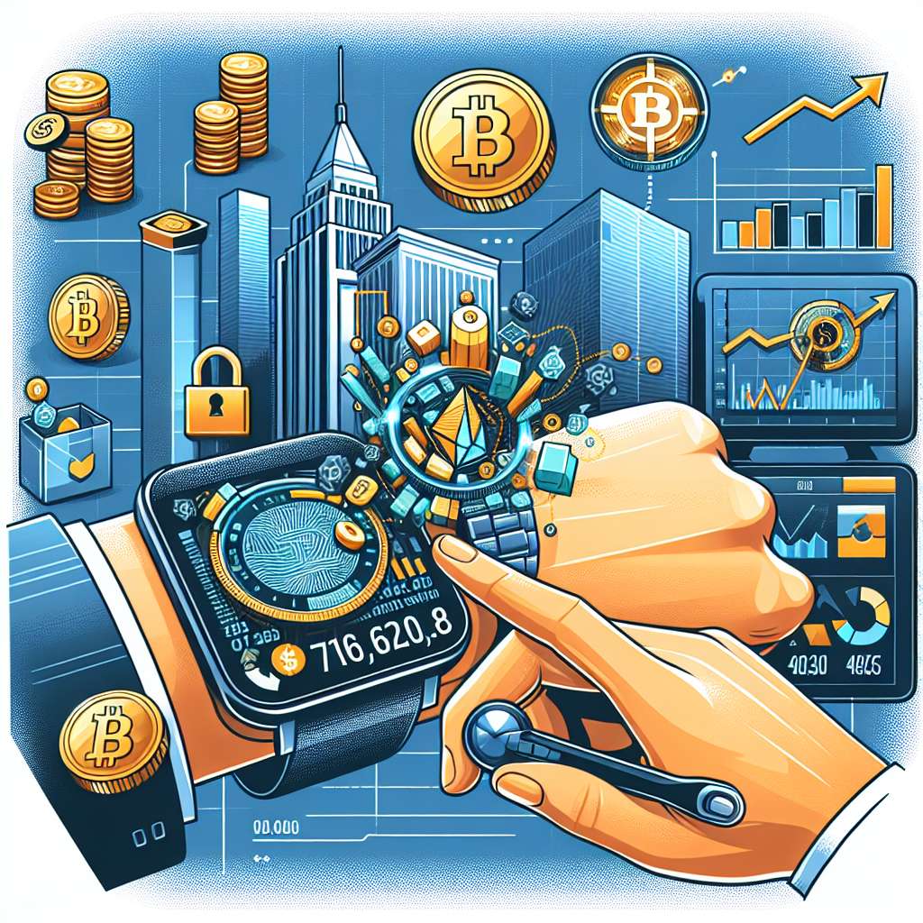 How can Huawei Watch users securely store their cryptocurrency?