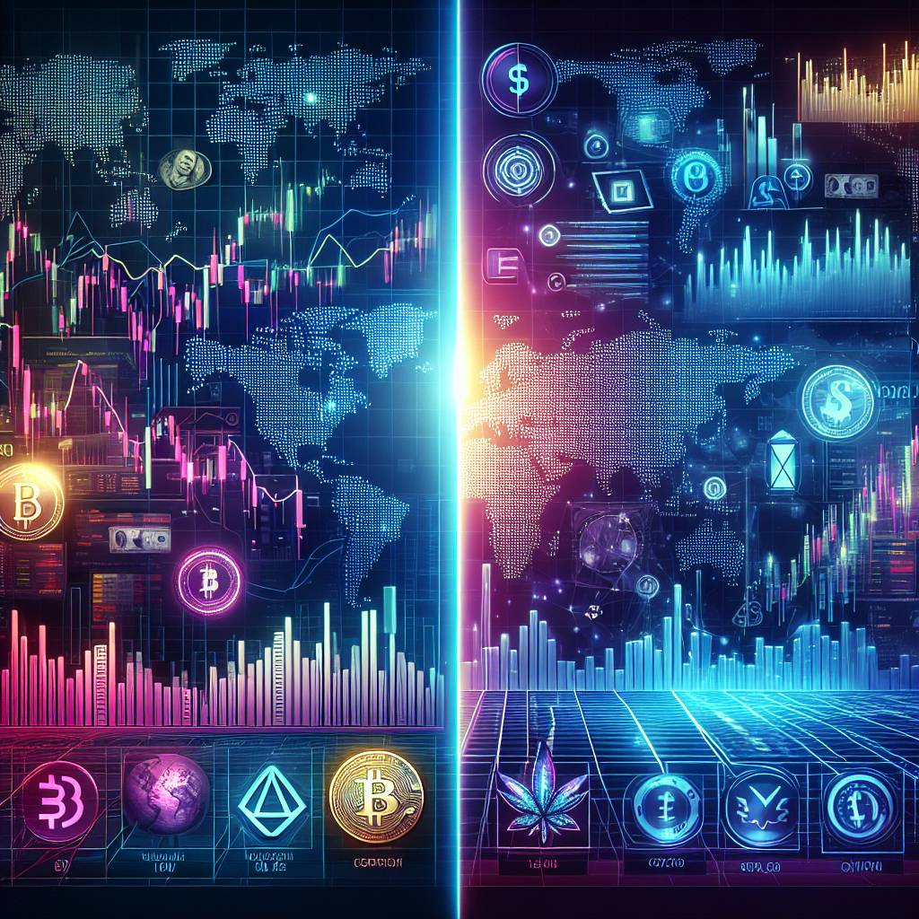 What are the similarities and differences between background forex and cryptocurrency trading?