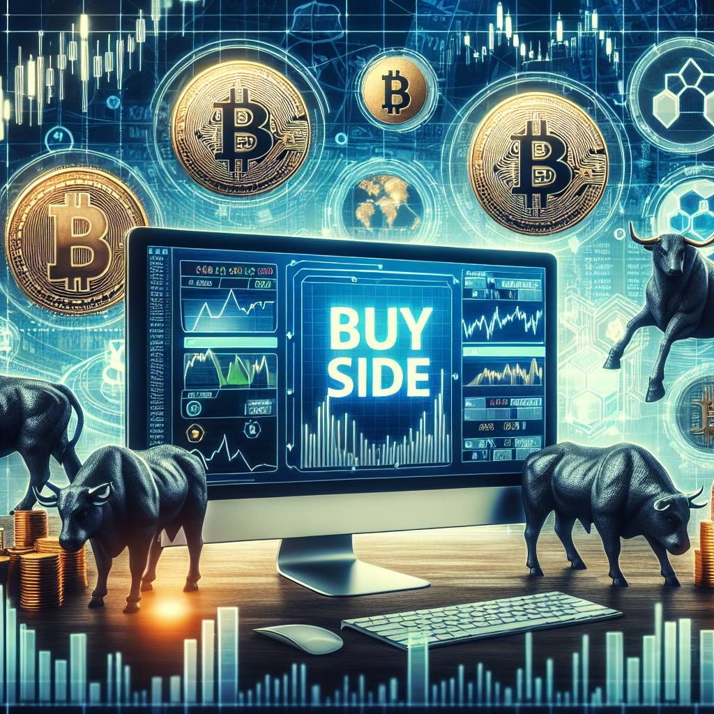 What is the meaning of buy side in the context of cryptocurrency trading?