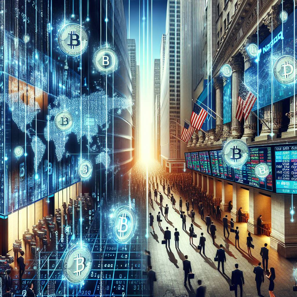 What impact does the Nasdaq stock market have on the overall cryptocurrency market?