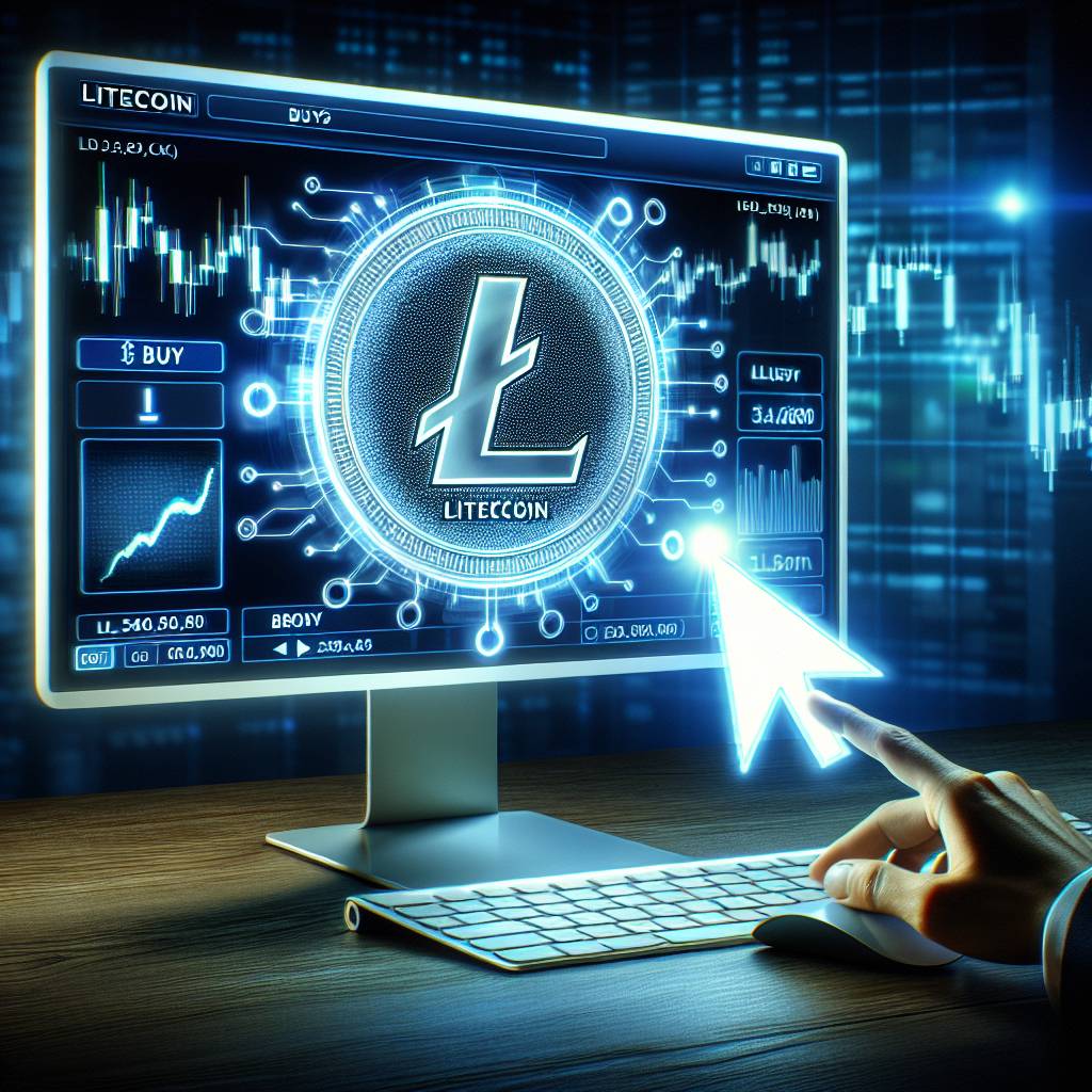 How can I buy Litecoin on the Overstock platform?