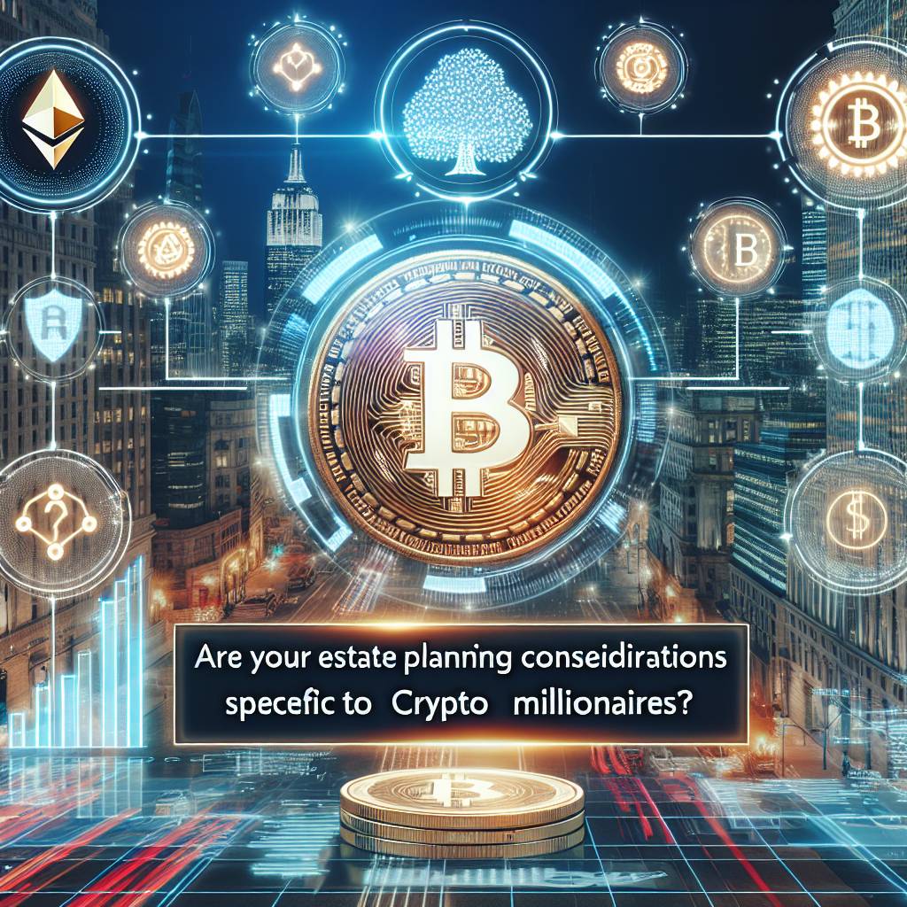 Are there any estate planning considerations specific to crypto millionaires?