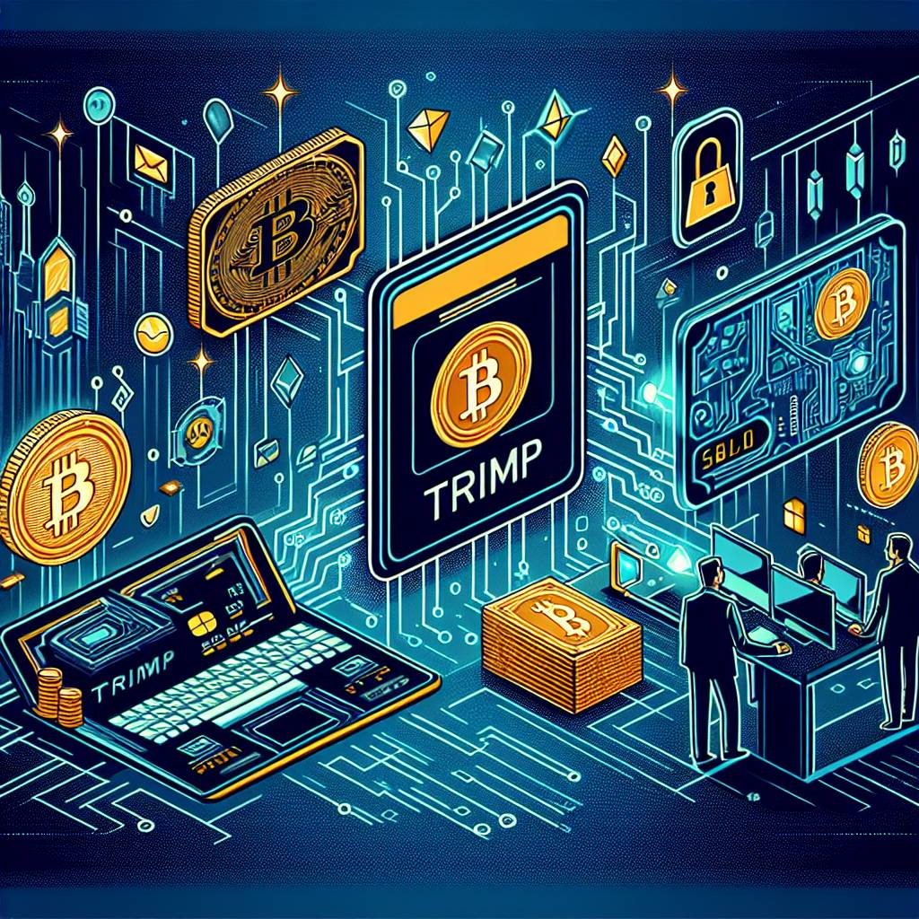 How can I use Trump trading cards to invest in digital currencies?