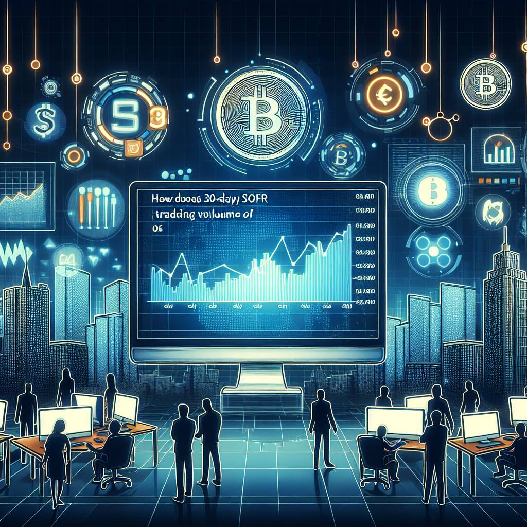 How does the 30 day SOFR curve affect the pricing of digital currencies?