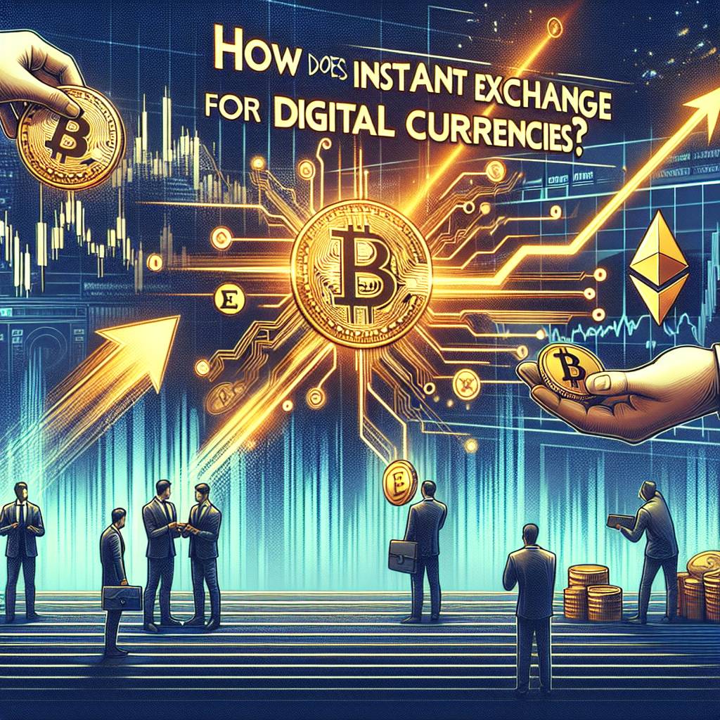 How does cryptocurrency instant exchange work?