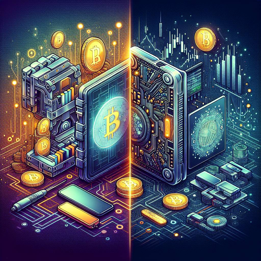 What is the difference between a hardware wallet and a software wallet for Bitcoin?