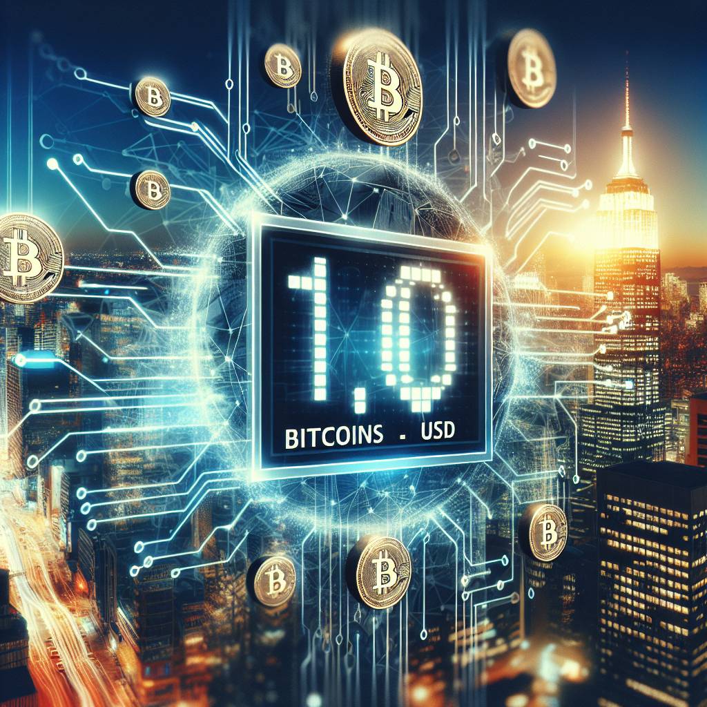 What is the current exchange rate for 10 grand in Bitcoin?