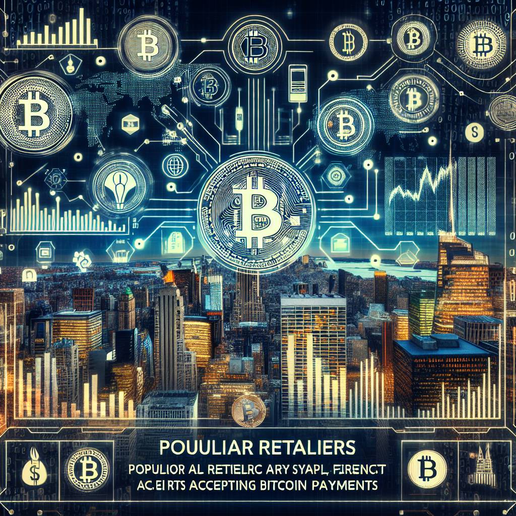 What are some popular retailers that accept cryptocurrency as payment?