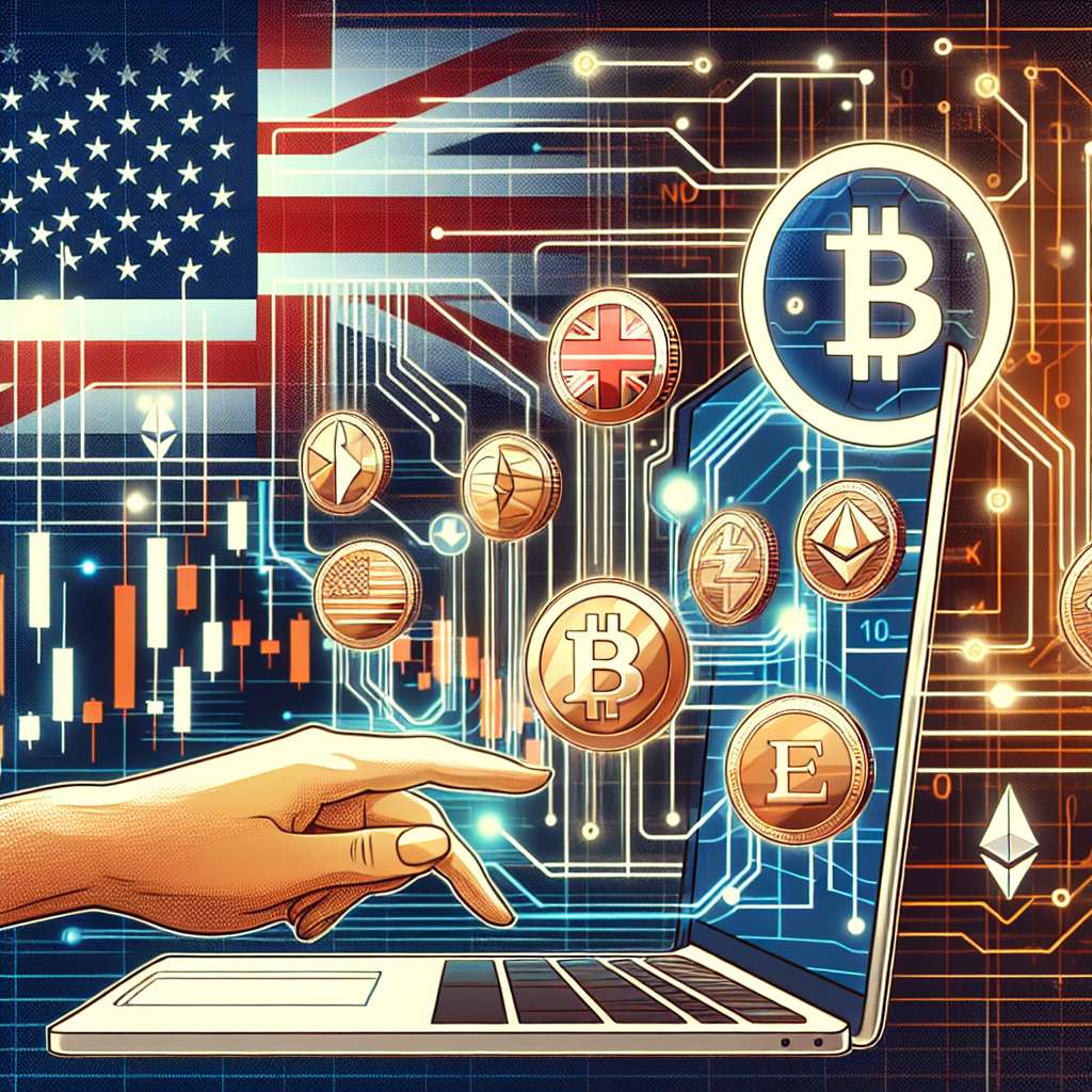 How can I use digital currencies to transfer money between the US and the UK?