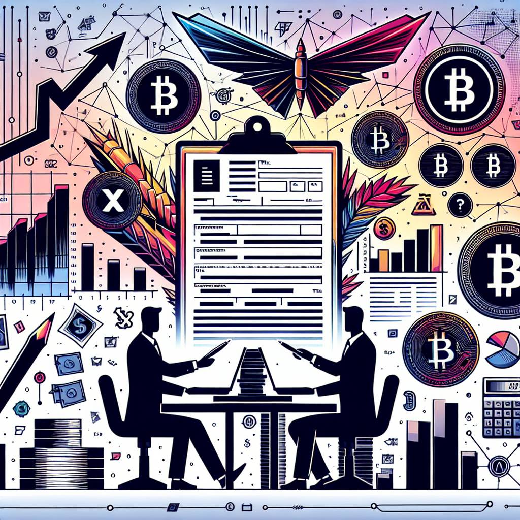 What are the requirements for filling out an accredited investor form in the cryptocurrency industry?