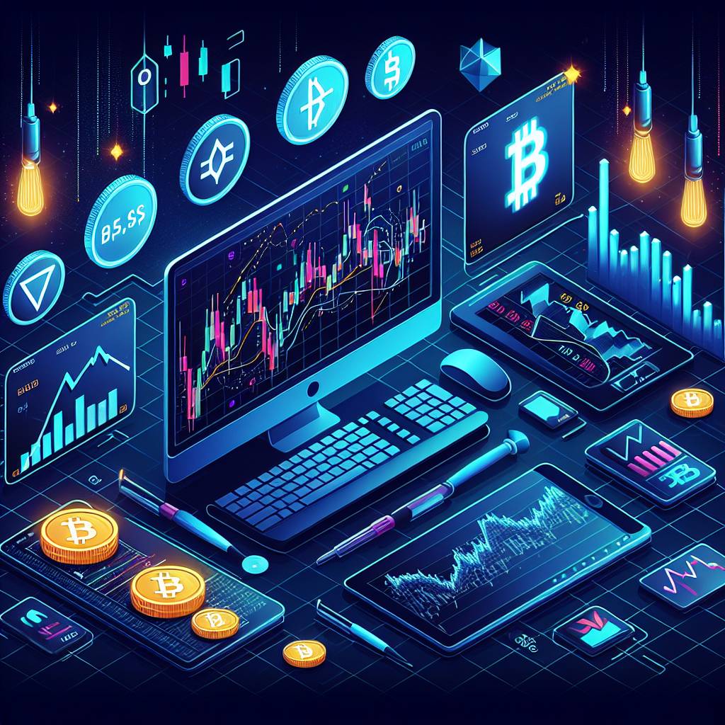 What are some popular indicators to use on cryptocurrency charts?