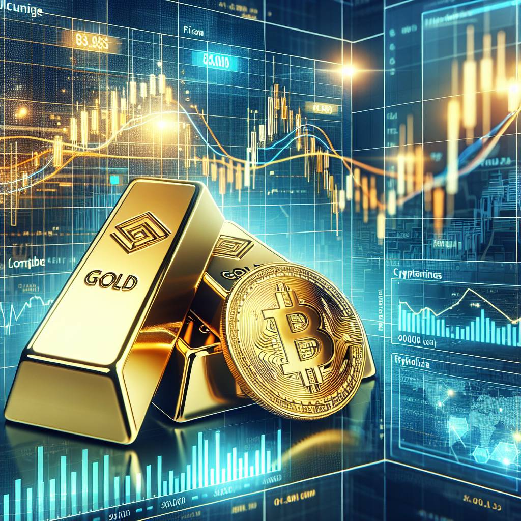 What are the key factors to consider when analyzing the price of gold in relation to cryptocurrencies?