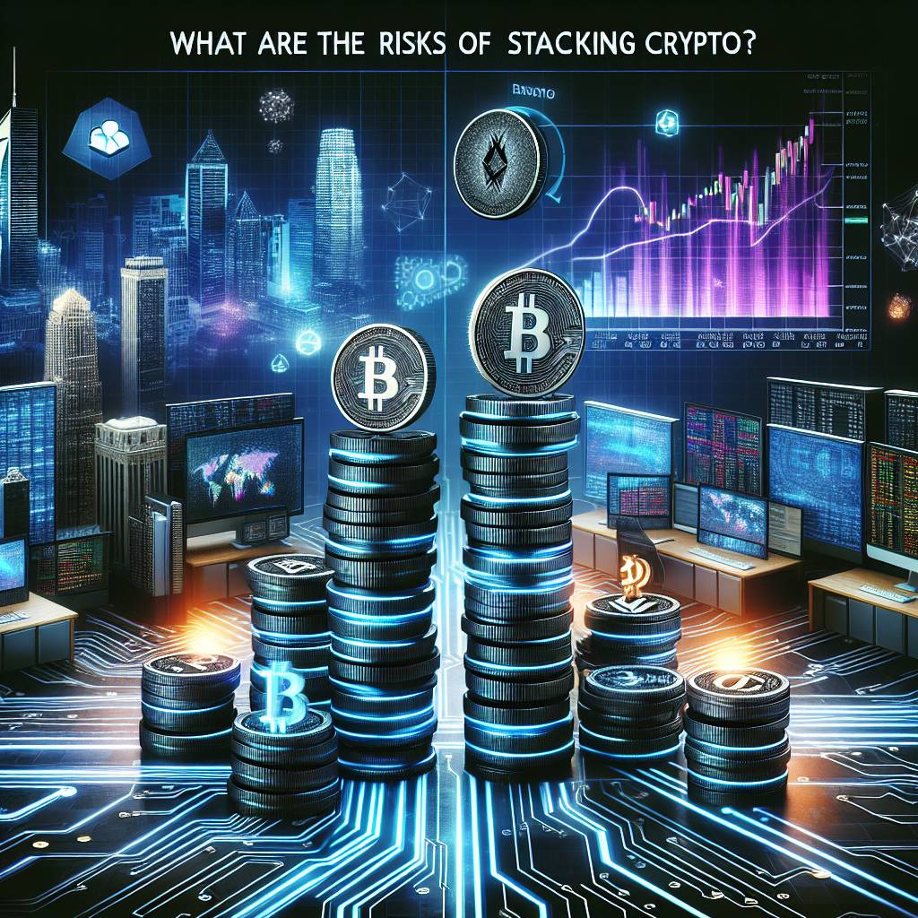 What are the risks and rewards of stacking crypto in a volatile market?