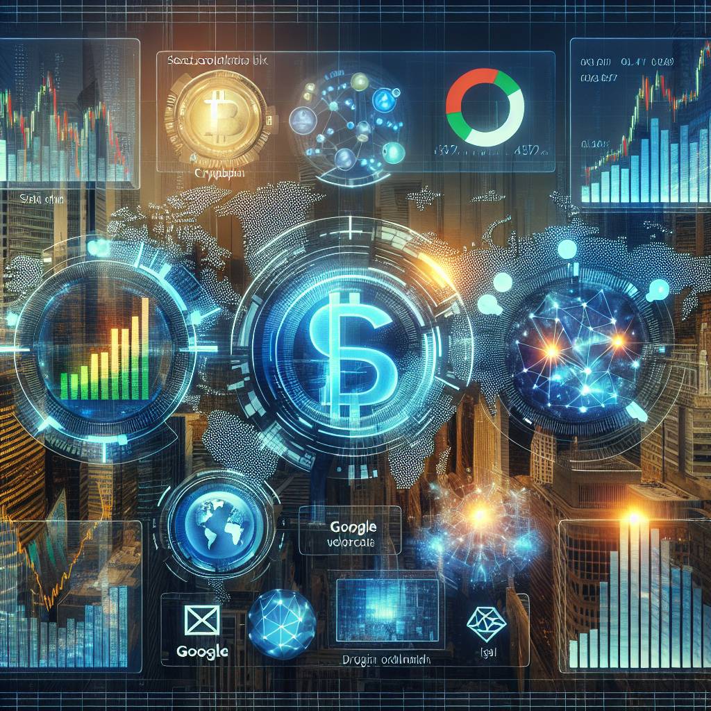 Are there any correlations between the performance of Google A and C shares and the price movements of cryptocurrencies?