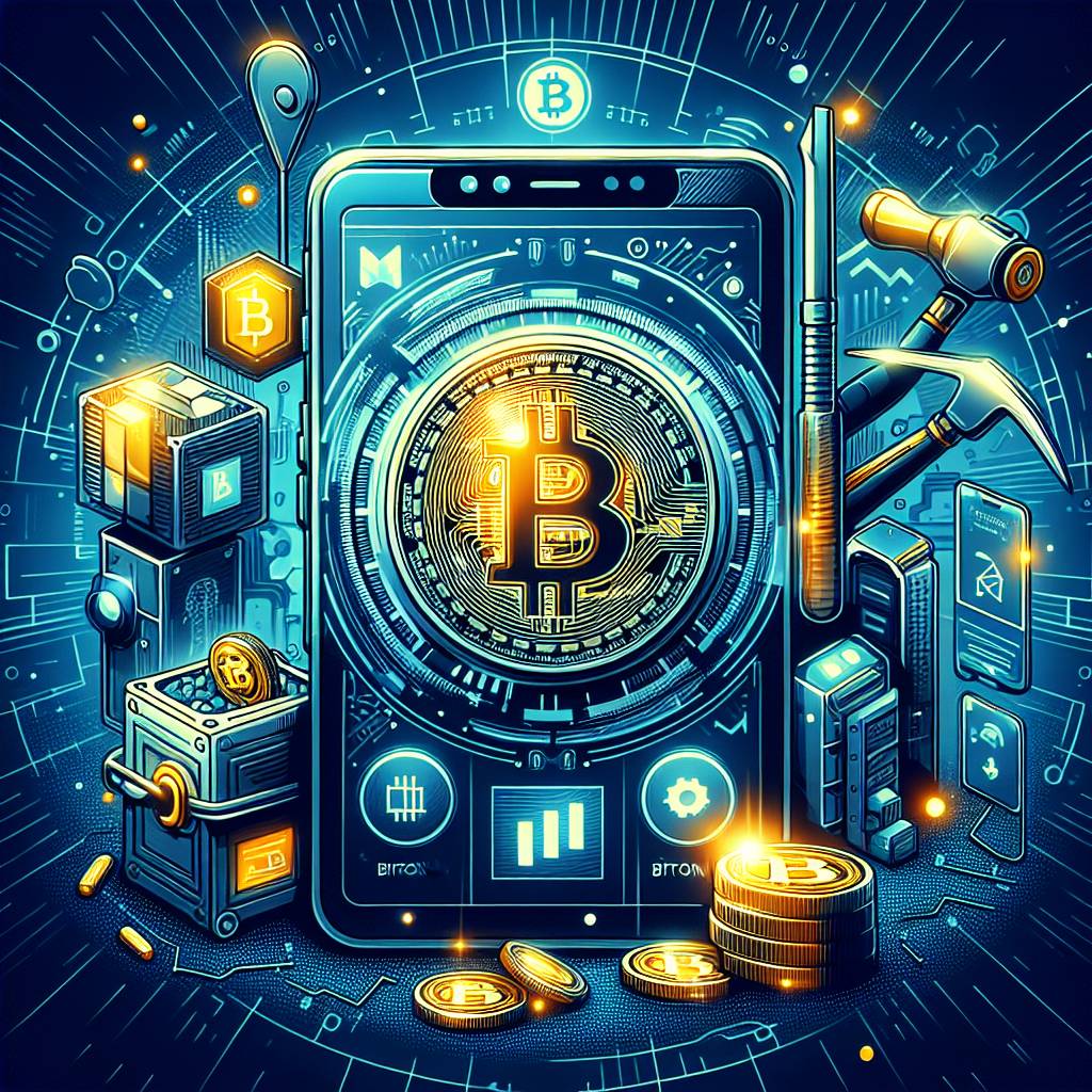 Are there any apps that can help me mine bitcoin on my phone?