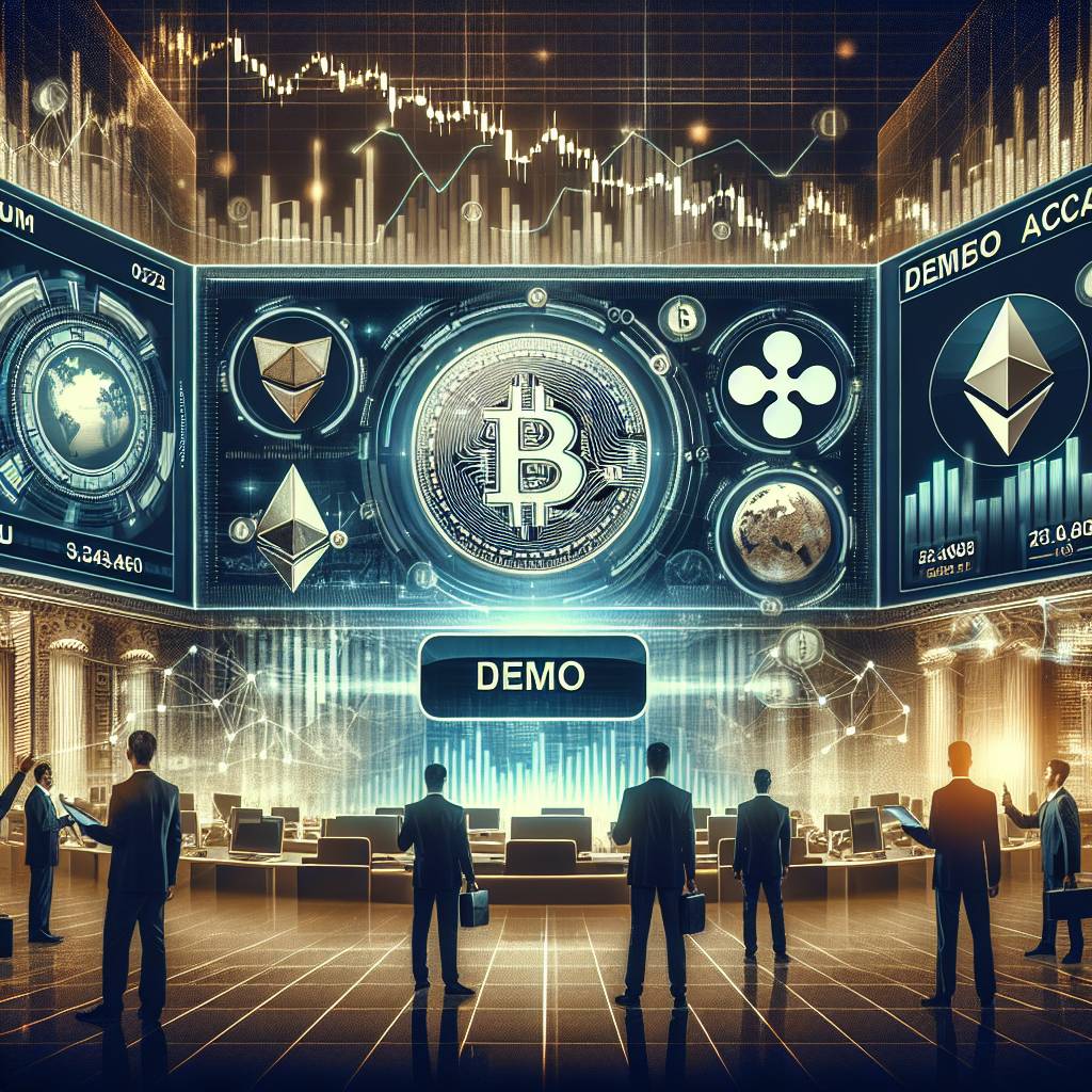 Are there any platforms that offer demo accounts for cryptocurrency trading?