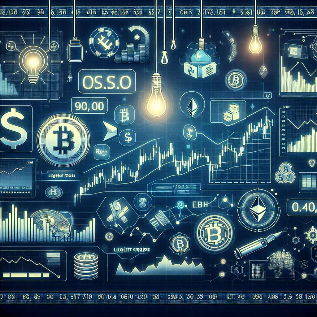 How does the light sweet crude chart affect the value of digital currencies?