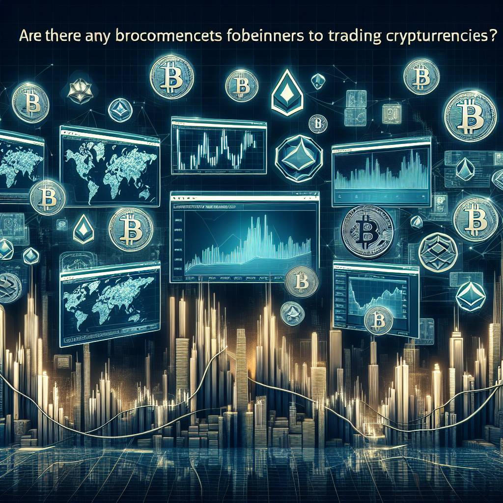 Are there any recommended brokers for forex trade accounts in the cryptocurrency market?