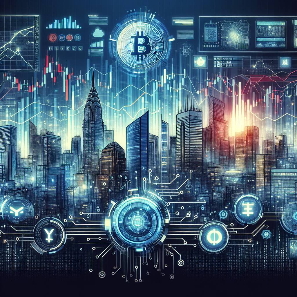 What are the top digital currencies included in the Russell 2000 Index chart?