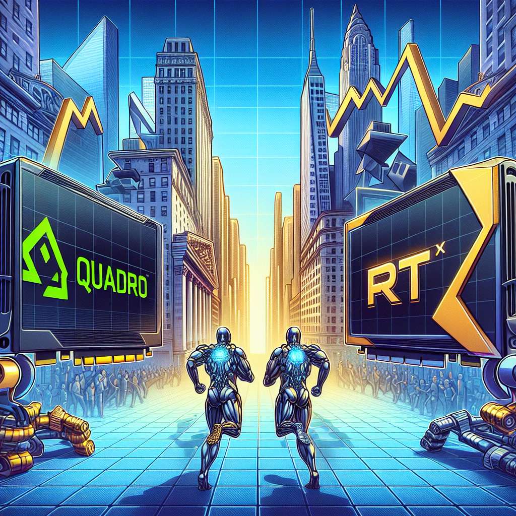 How does Quadro compare to RTX in terms of performance for digital currency trading?