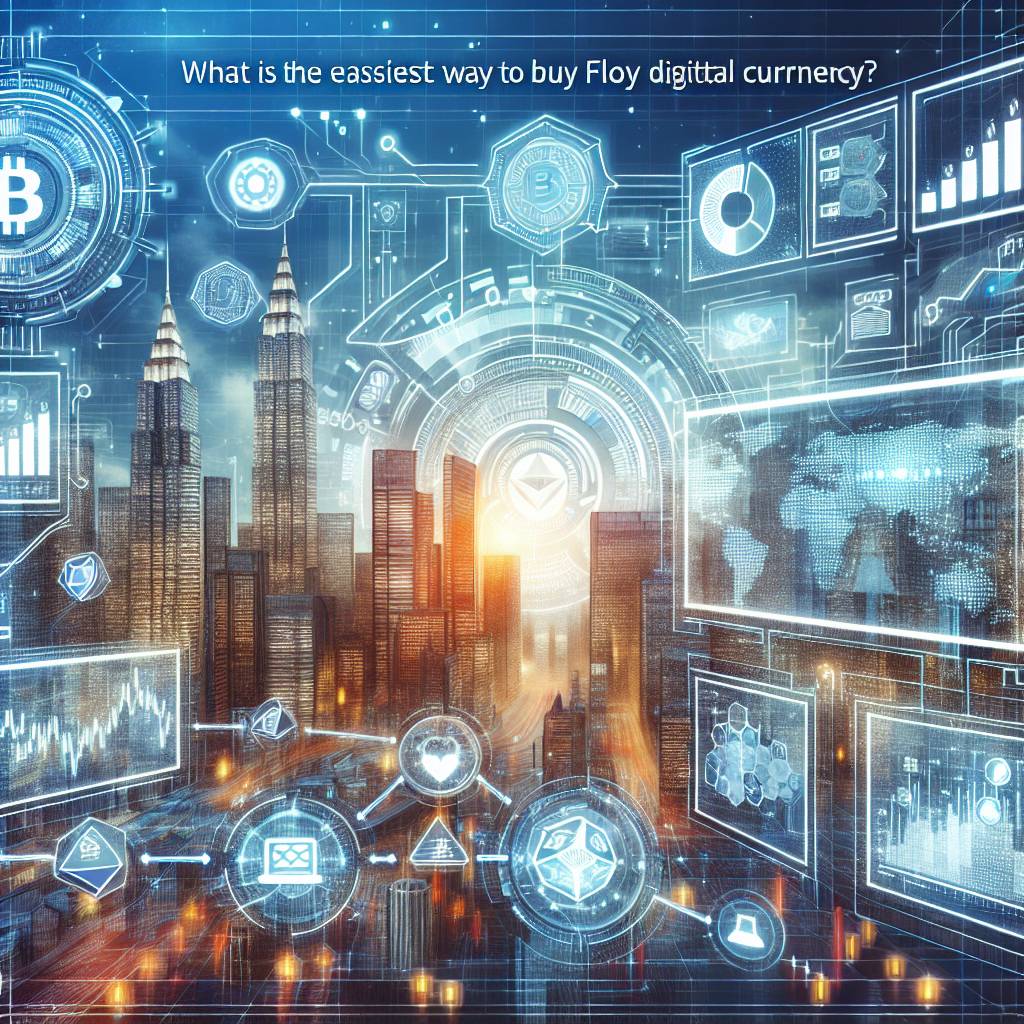 What is the easiest way to buy Flow digital currency?