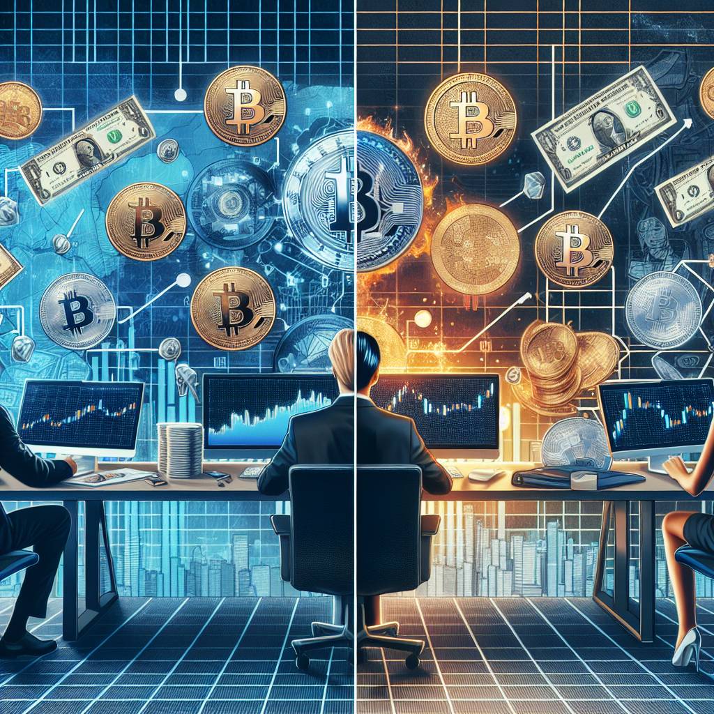 What are the key differences between IB and PE when it comes to investing in cryptocurrencies?