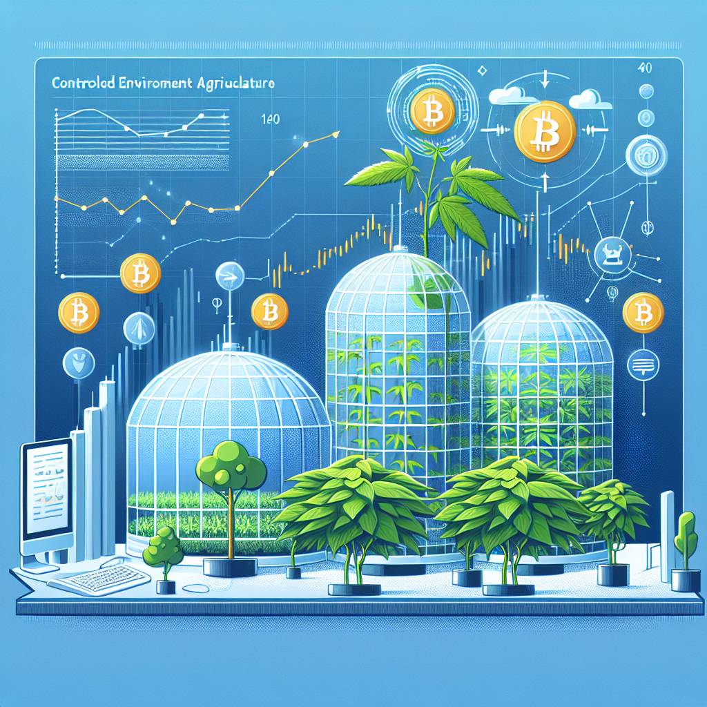 How do controlled environment agriculture companies contribute to the growth of the cryptocurrency market?