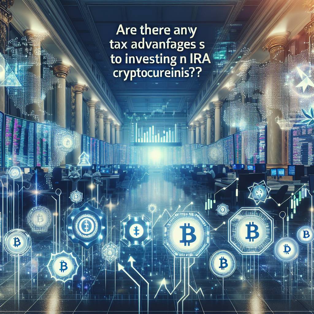 Are there any tax advantages to investing in digital currencies through a Merrill Roth IRA?