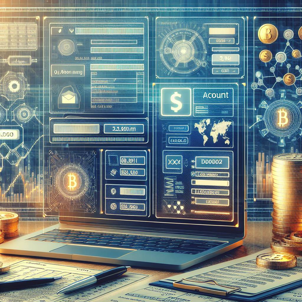 How can I find my account number on a bank statement when trading cryptocurrency?