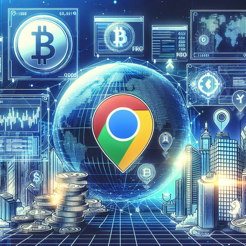 Are there any location-based cryptocurrency apps for Google Chrome?