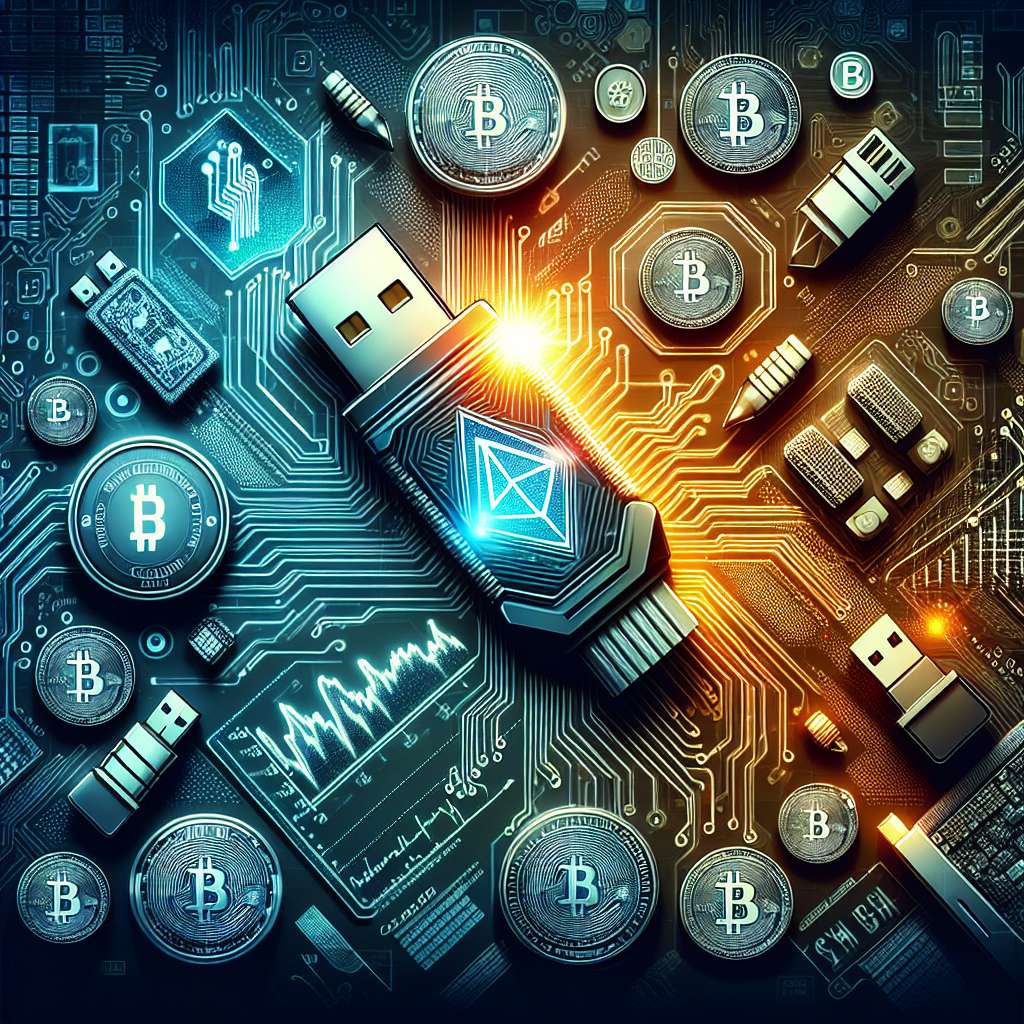 Which USB to go cable is compatible with popular hardware wallets for secure cryptocurrency storage?