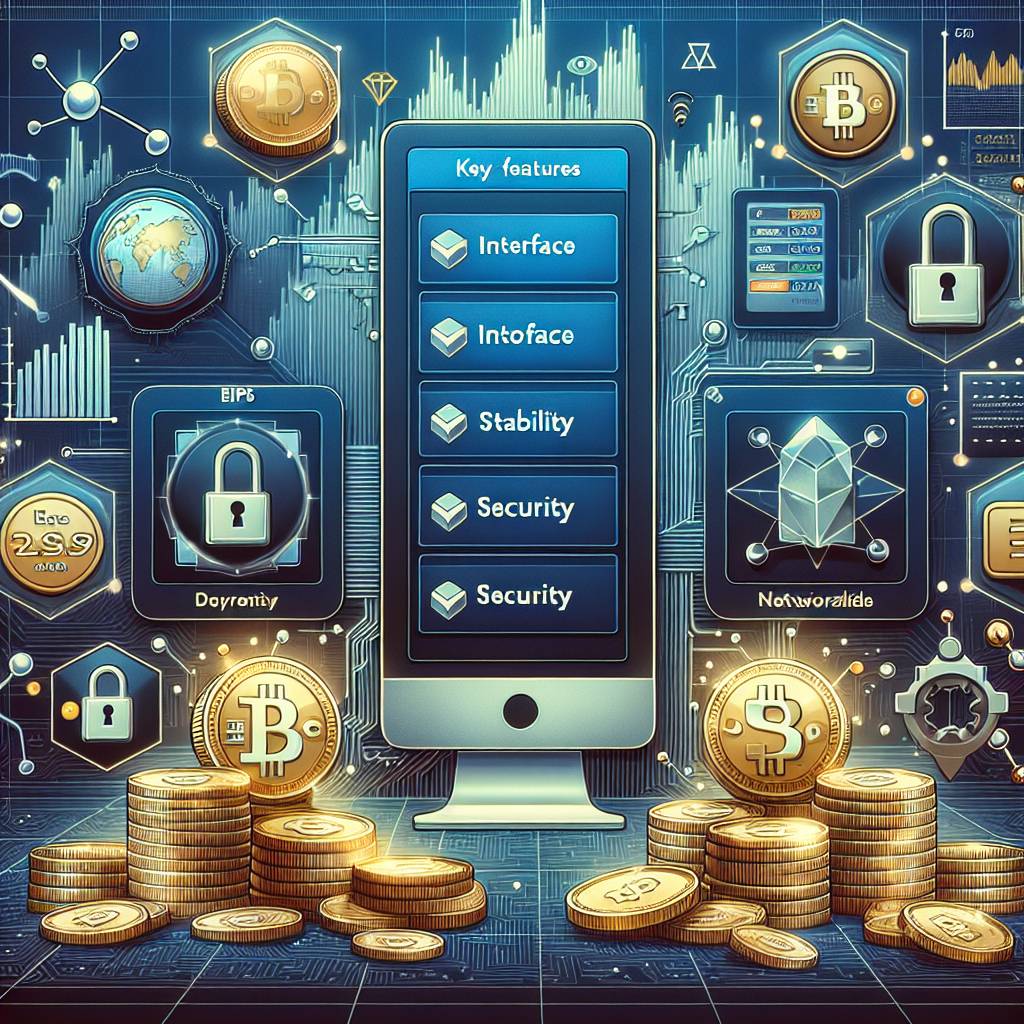 What are the key features to consider when choosing an e-wallet password manager for cryptocurrencies?