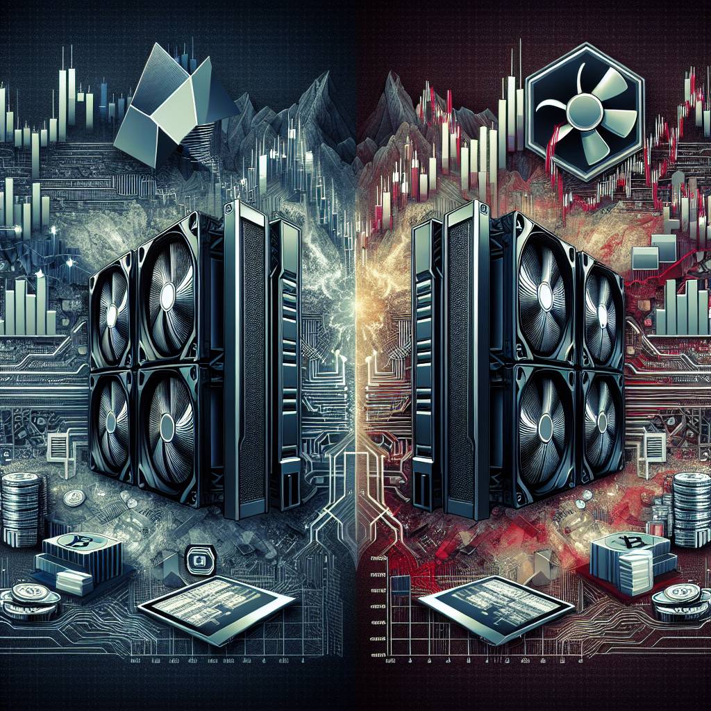 What are the key differences between Radeon RX Vega 64 and GTX 1070 in terms of their mining performance for cryptocurrencies?