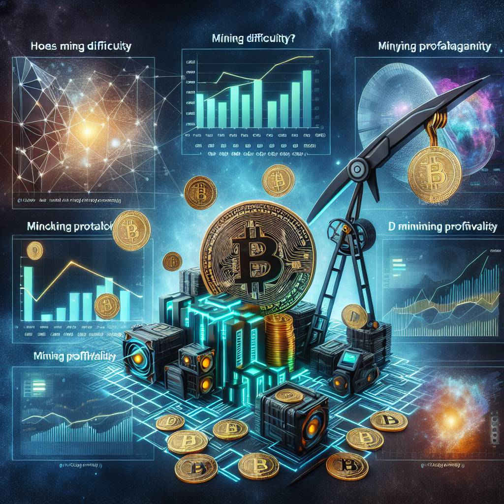 How does mining difficulty impact the profitability of cryptocurrency mining?