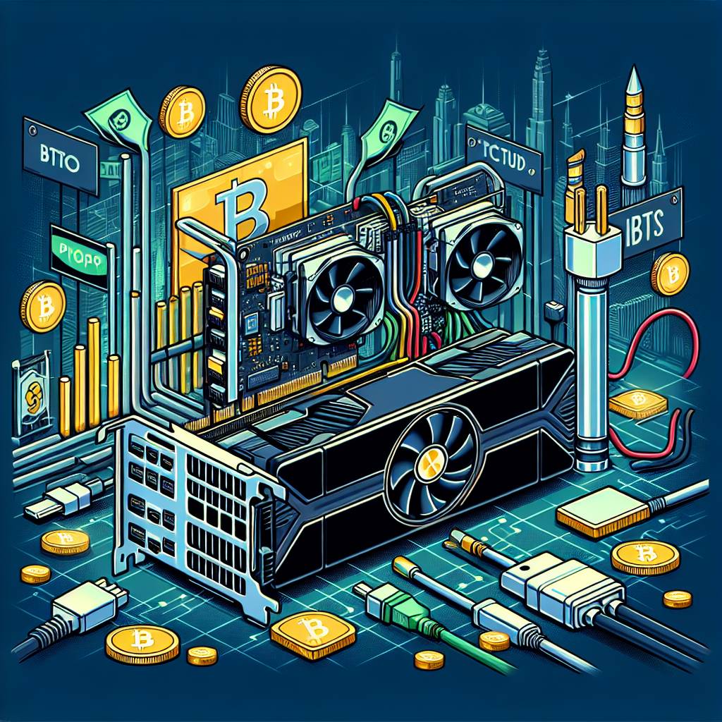 What are the best practices for connecting PCIe power connectors to mining GPUs?