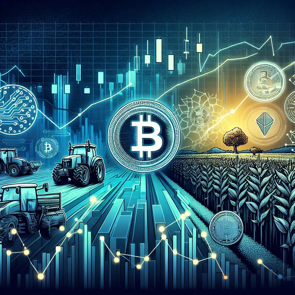 What are the correlations between the agricultural index and cryptocurrency prices?