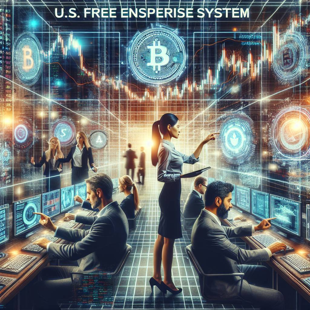 In what ways does the U.S. free enterprise system support the adoption of cryptocurrencies?