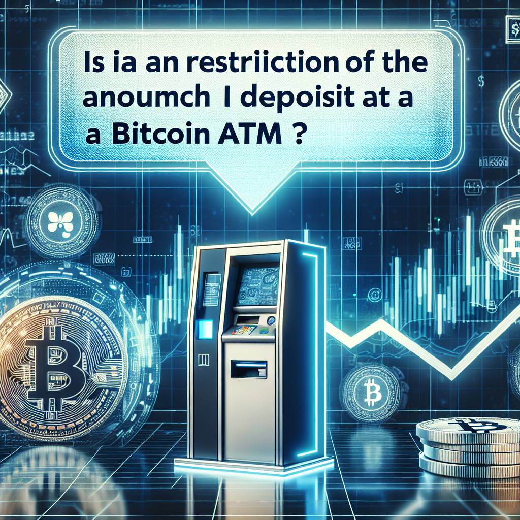 Is there a restriction on the amount I can deposit at a Bitcoin ATM?