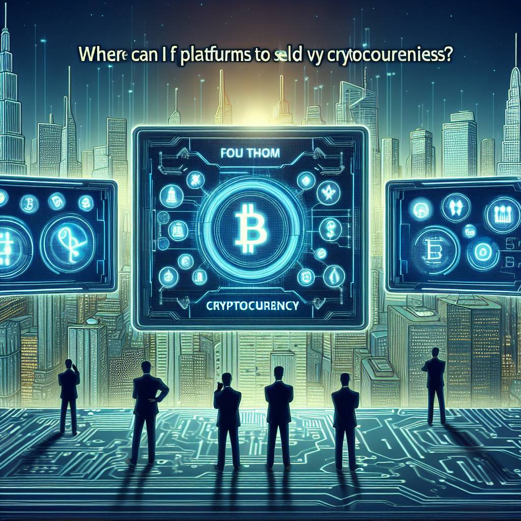 Where can I find platforms to sell via cryptocurrencies?