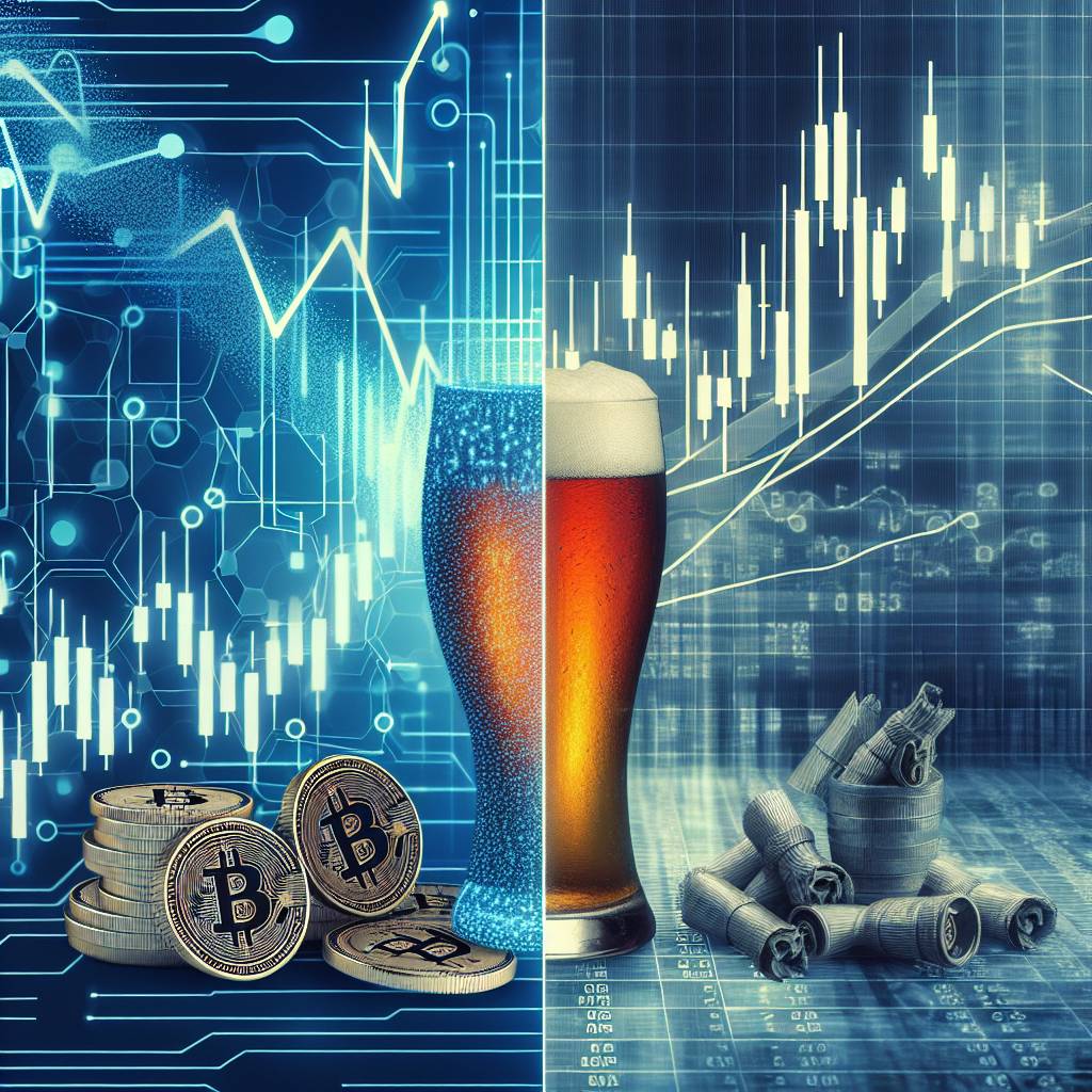 What is the correlation between Amheiser Bush stock and cryptocurrency prices?