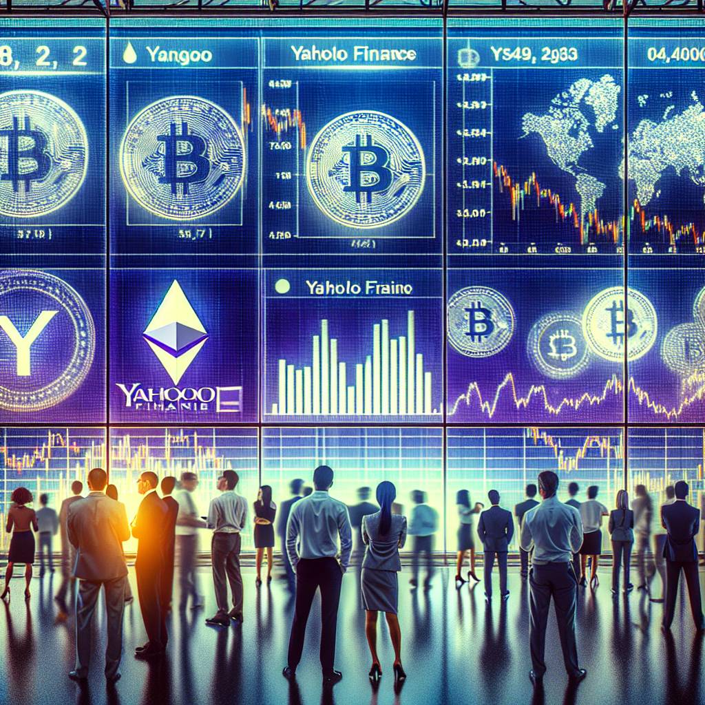 How can I use Yahoo Finance to track cryptocurrency prices and trends?