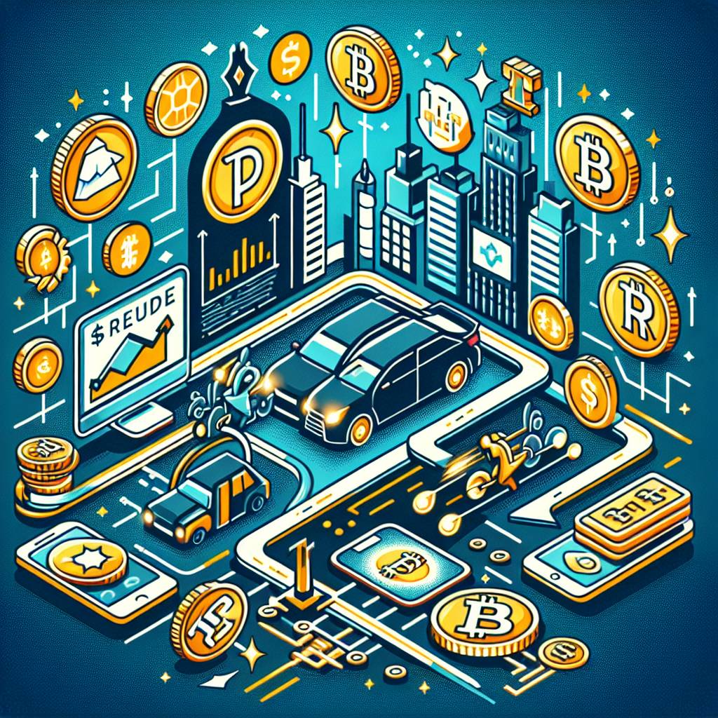 Are there any peer to peer ridesharing platforms that offer rewards in cryptocurrencies?