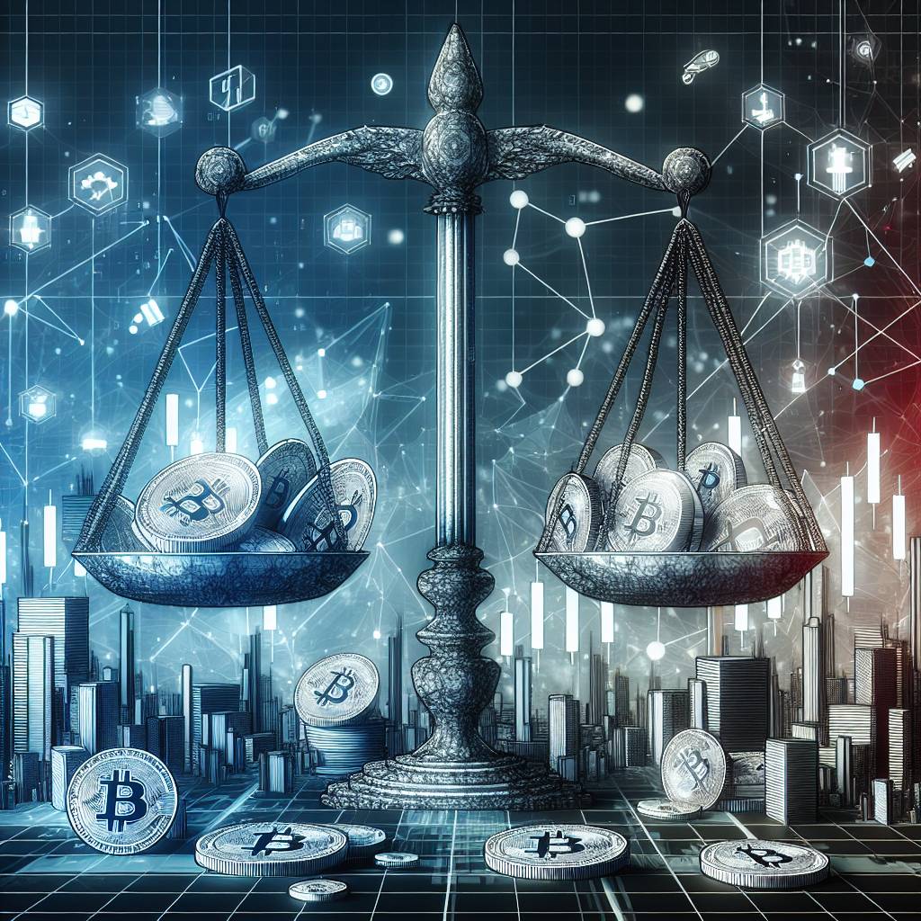 What are the mechanisms that ensure checks and balances in the cryptocurrency market?