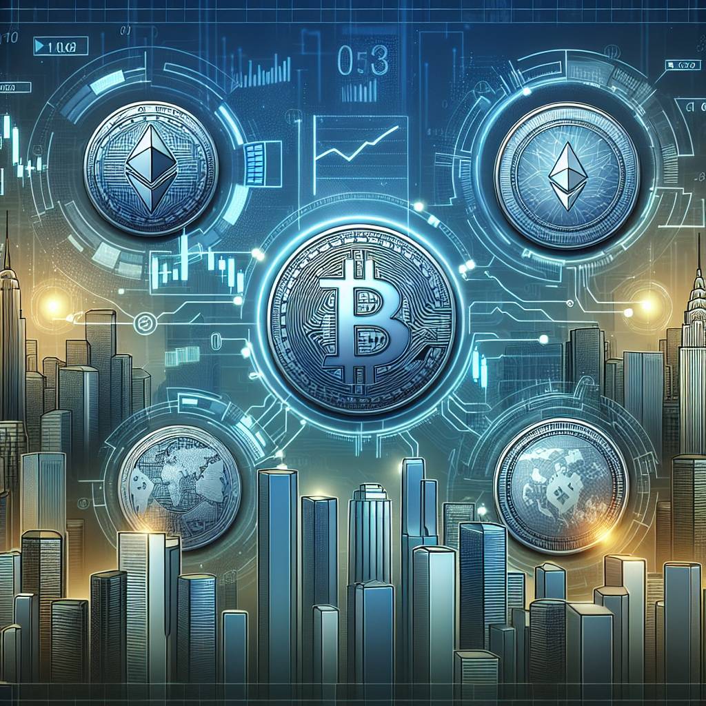 What are the top digital currencies in terms of market capitalization in Q3 compared to the previous year?