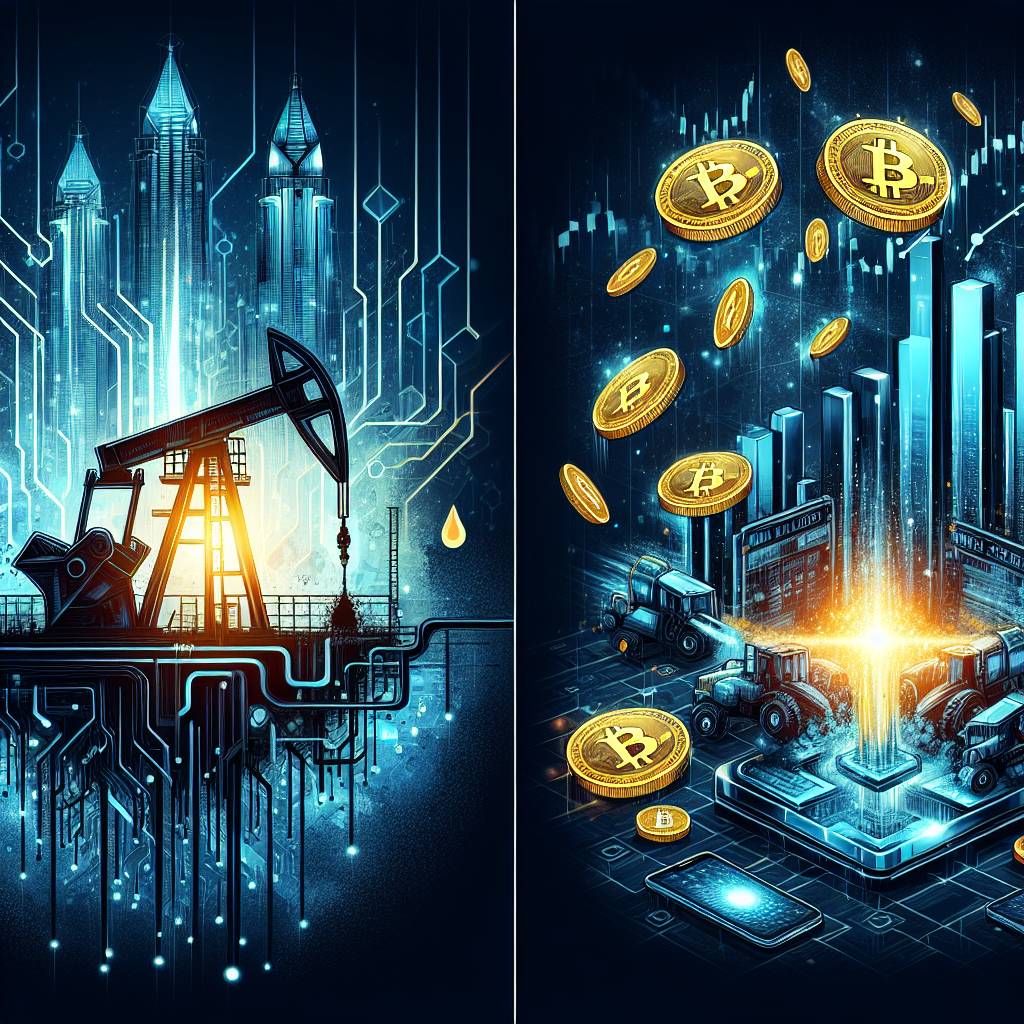 What are the advantages of using oil trading charts in the cryptocurrency market?