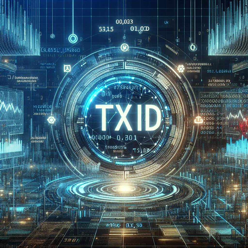 What is a tx id in the context of cryptocurrency?