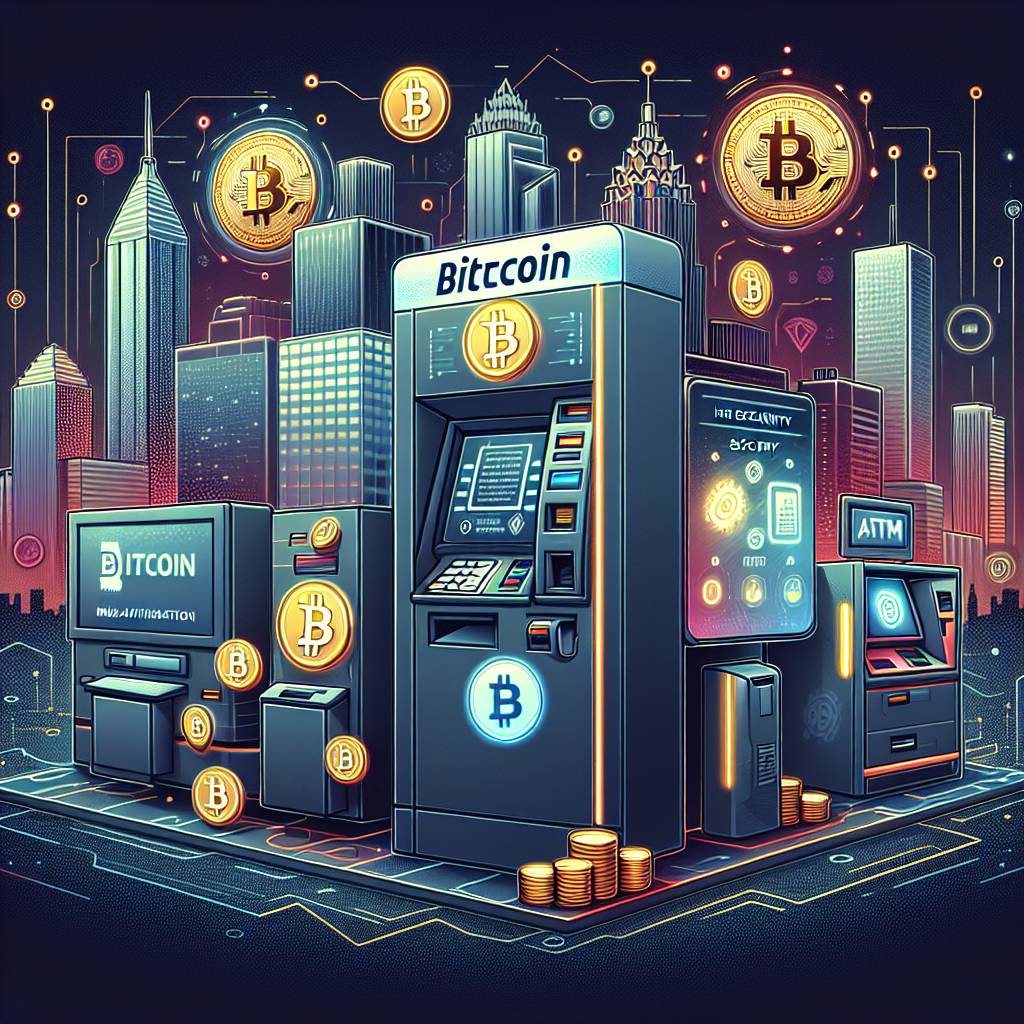 What security measures are implemented in bitcoin ATMs to protect user transactions?